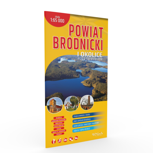 Powiat Brodnicki i okolice (mapa turystyczna)