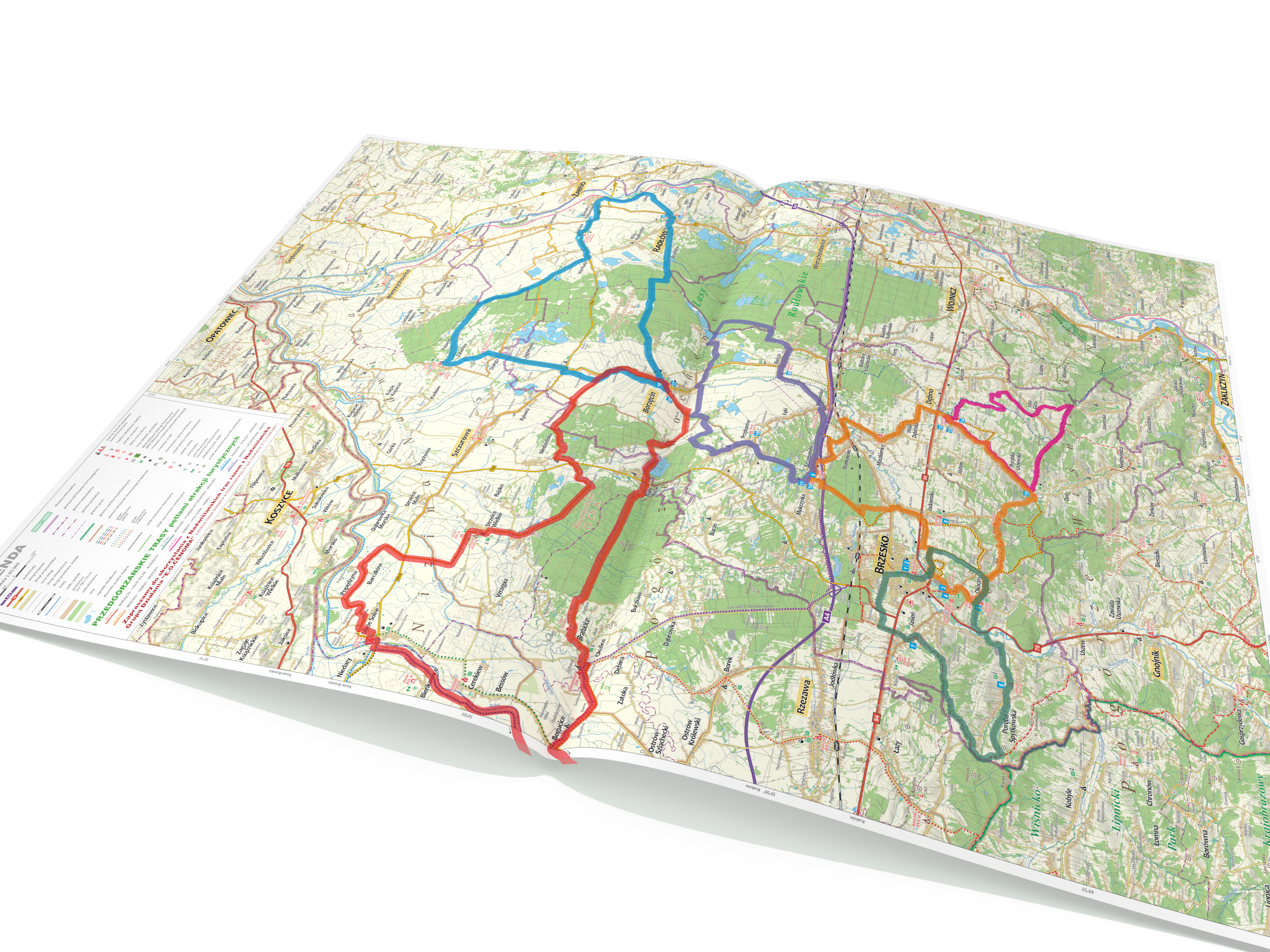 PRZEDGÓRZAŃSKIE TRASY. PĘTLAMI ATRAKCJI TURYSTYCZNYCH – MAPA ROWEROWA - obrazek 3